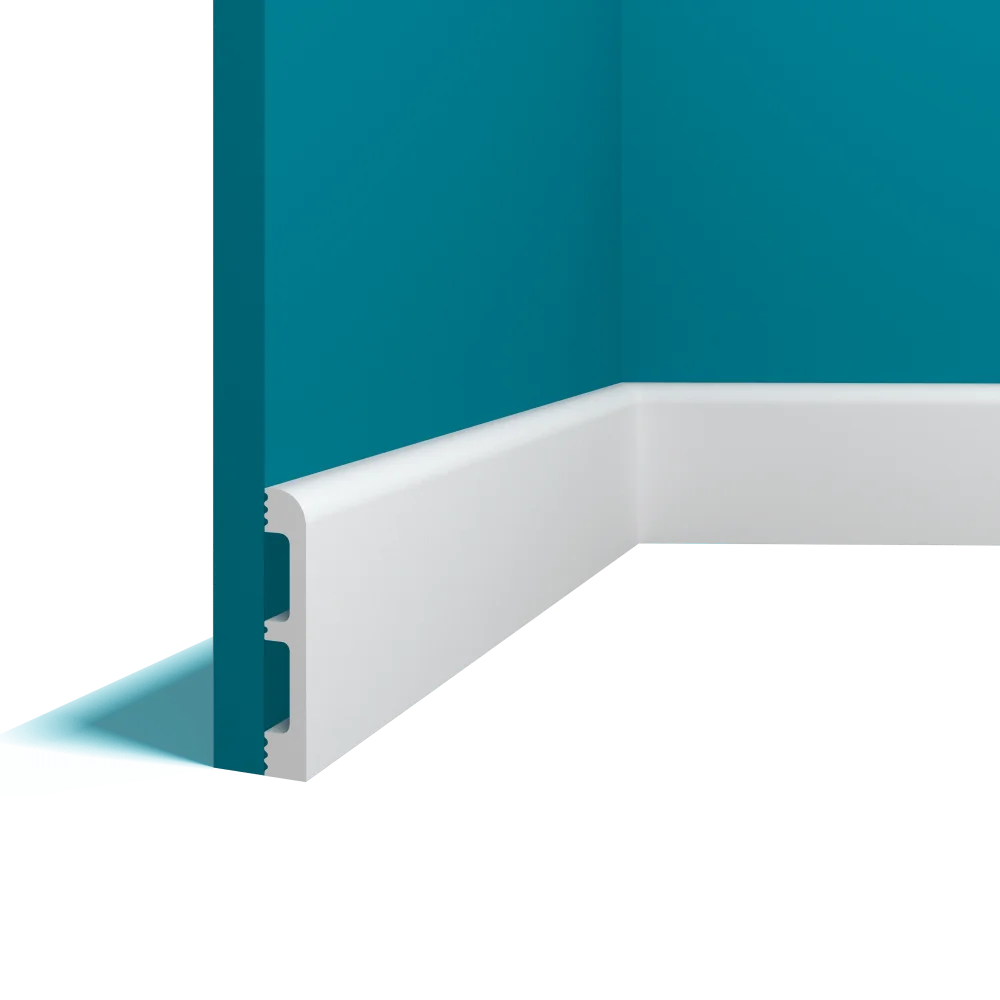 Плинтус из дюрополимера в интерьере