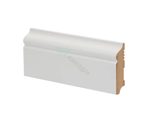 Плинтус напольный белый МДФ
