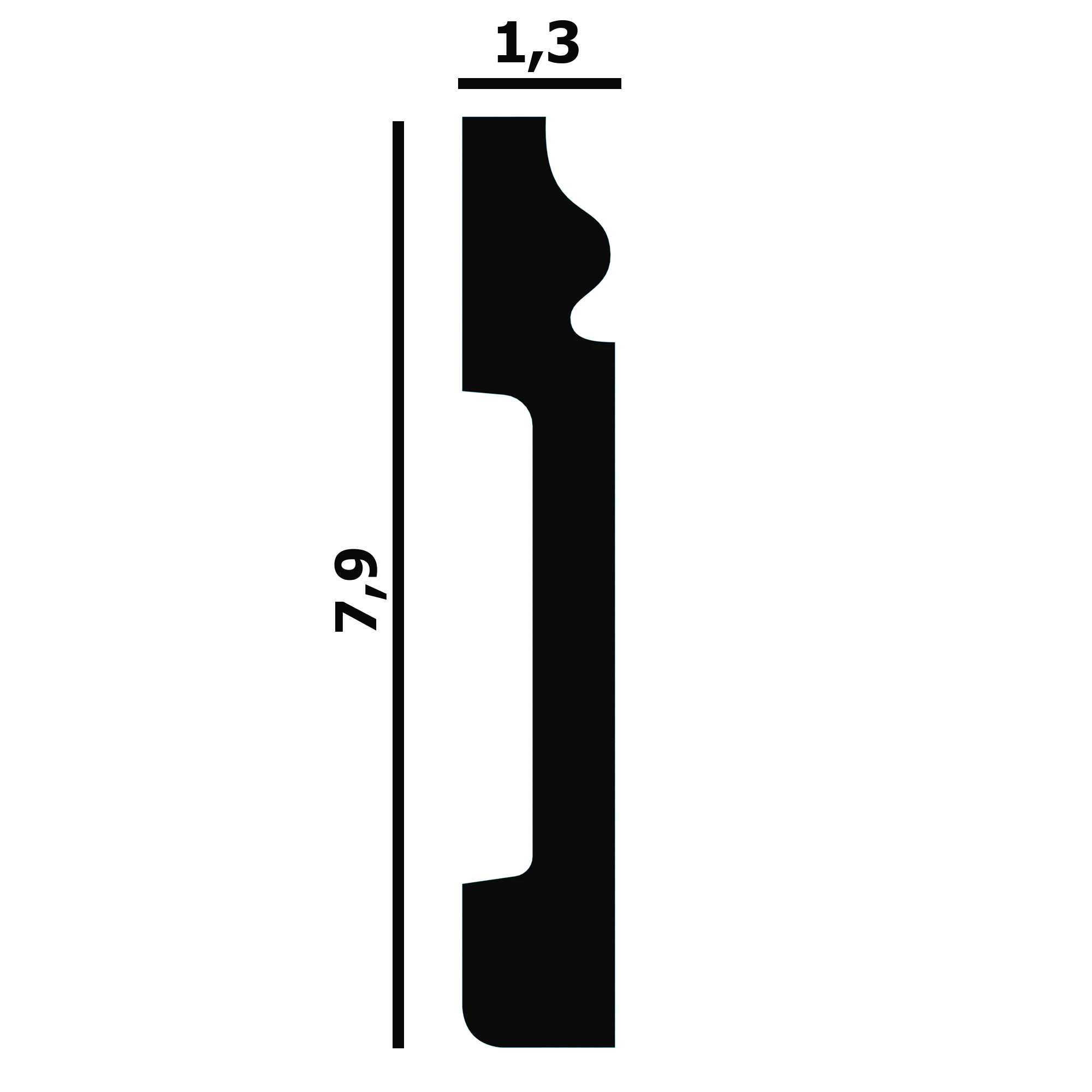 Плинтус из дюрополимера в интерьере