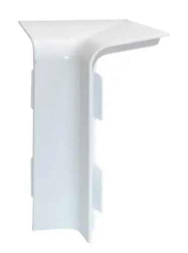 Угол внутренний к плинтусу из вспененного ПВХ Aqua 20х37 правый (2 шт) Белый купить