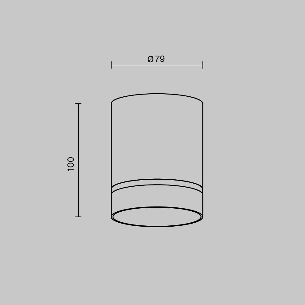 Потолочный светильник Technical C085CL-9W3K-W