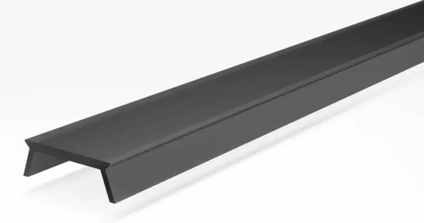 Рассеиватель для теневого профиля Laconistiq Gips черный жесткий цена