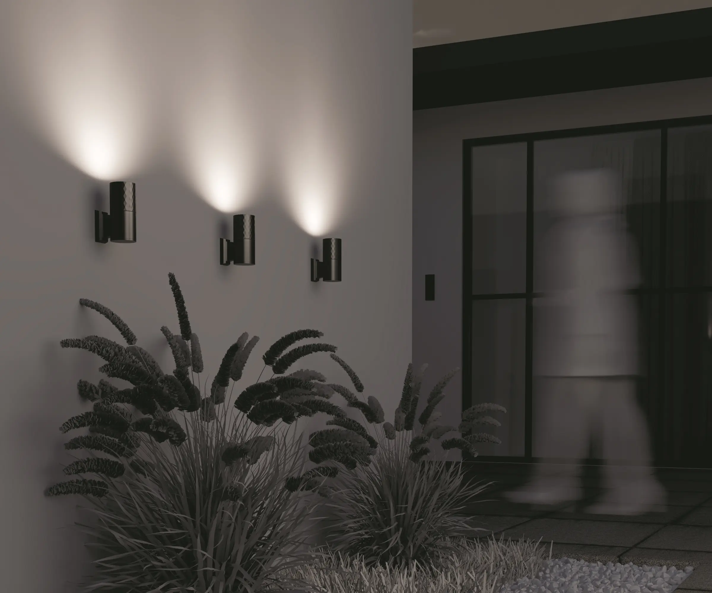 Настенный светильник (бра) Outdoor O583WL-01B