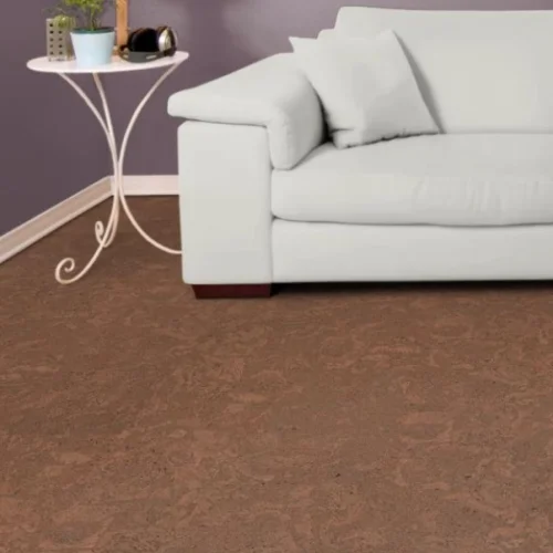 Клеевой пробковый пол 6 мм IberCork Толедо Маррон 6 VG цена