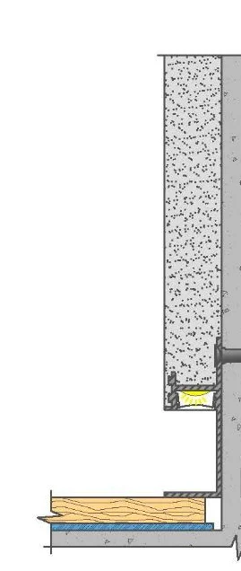 Теневой плинтус Pro Design 7210 B с пяточкой черный RAL 9005 купить