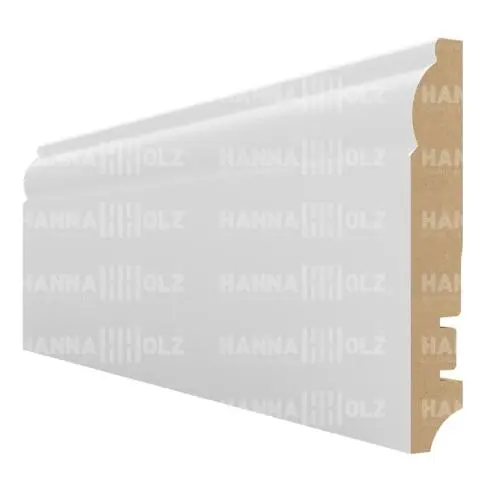 Высокий плинтус белый МДФ под покраску МДФ 100305 100 мм в Москве