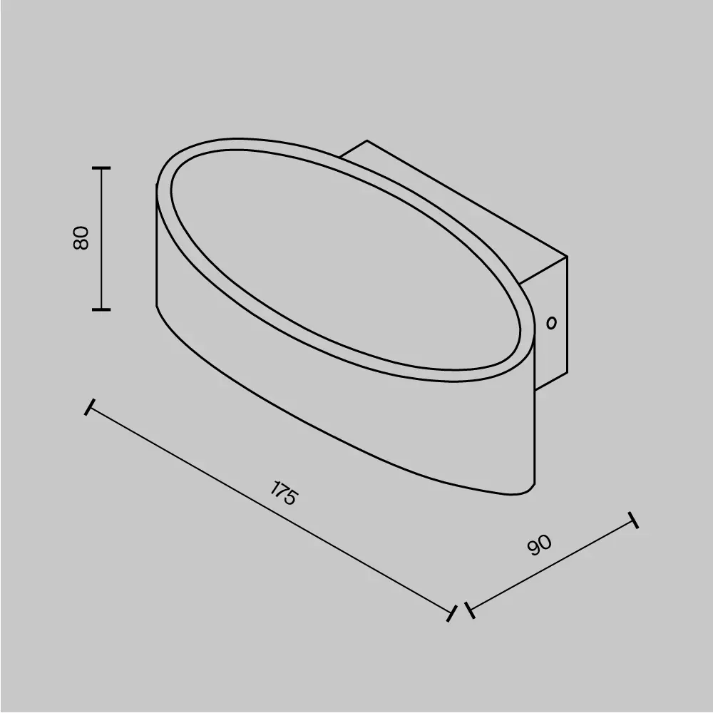 Настенный светильник (бра) Technical C806WL-L5B