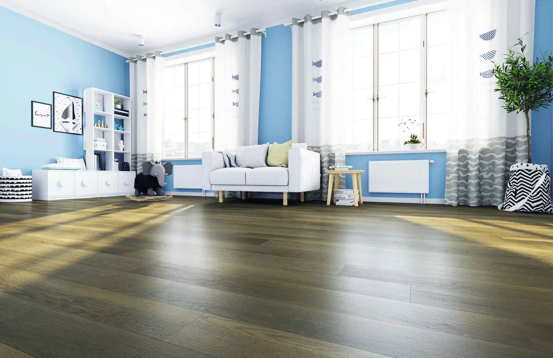 Кварцевый ламинат Home Expert Natural 0-003 Дуб Золотой лес градиент купить