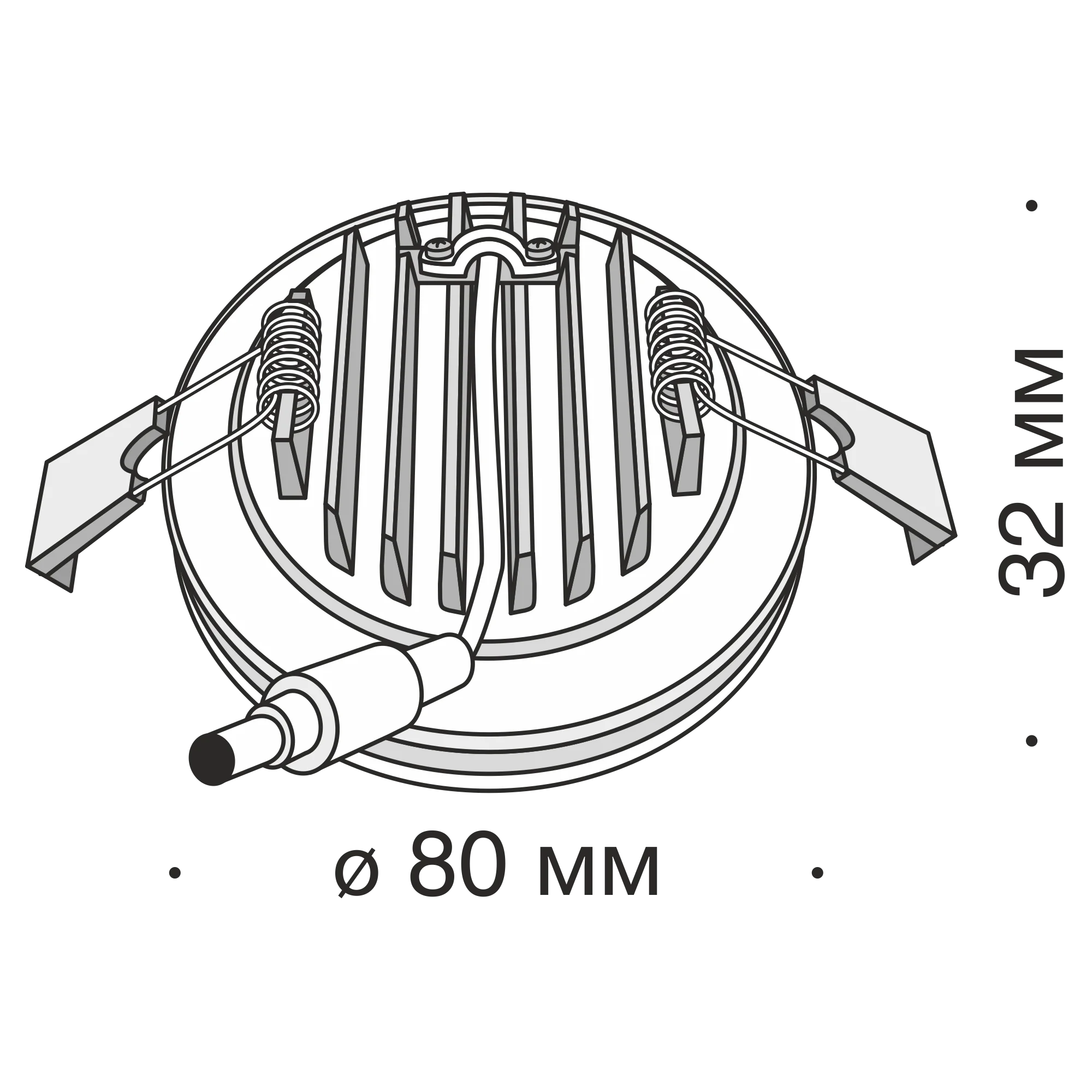 Встраиваемый светильник Technical DL303-L7B