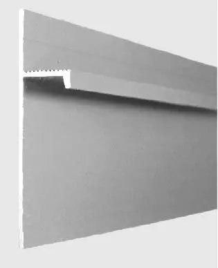 Теневой плинтус ДЕКОПРОФИЛЬ 5957 80 мм алюминиевый анодированный СЕРЕБРО купить
