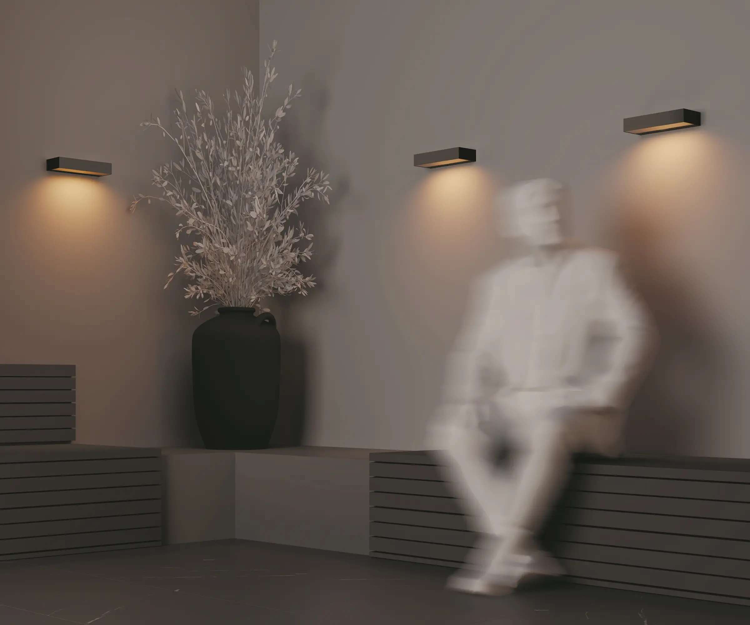 Настенный светильник (бра) Outdoor O428WL-L10GF3K