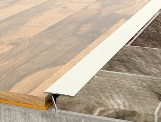 Порог Pro Design Doorstep 571 белый муар 900 мм для кварцвинила и ламината