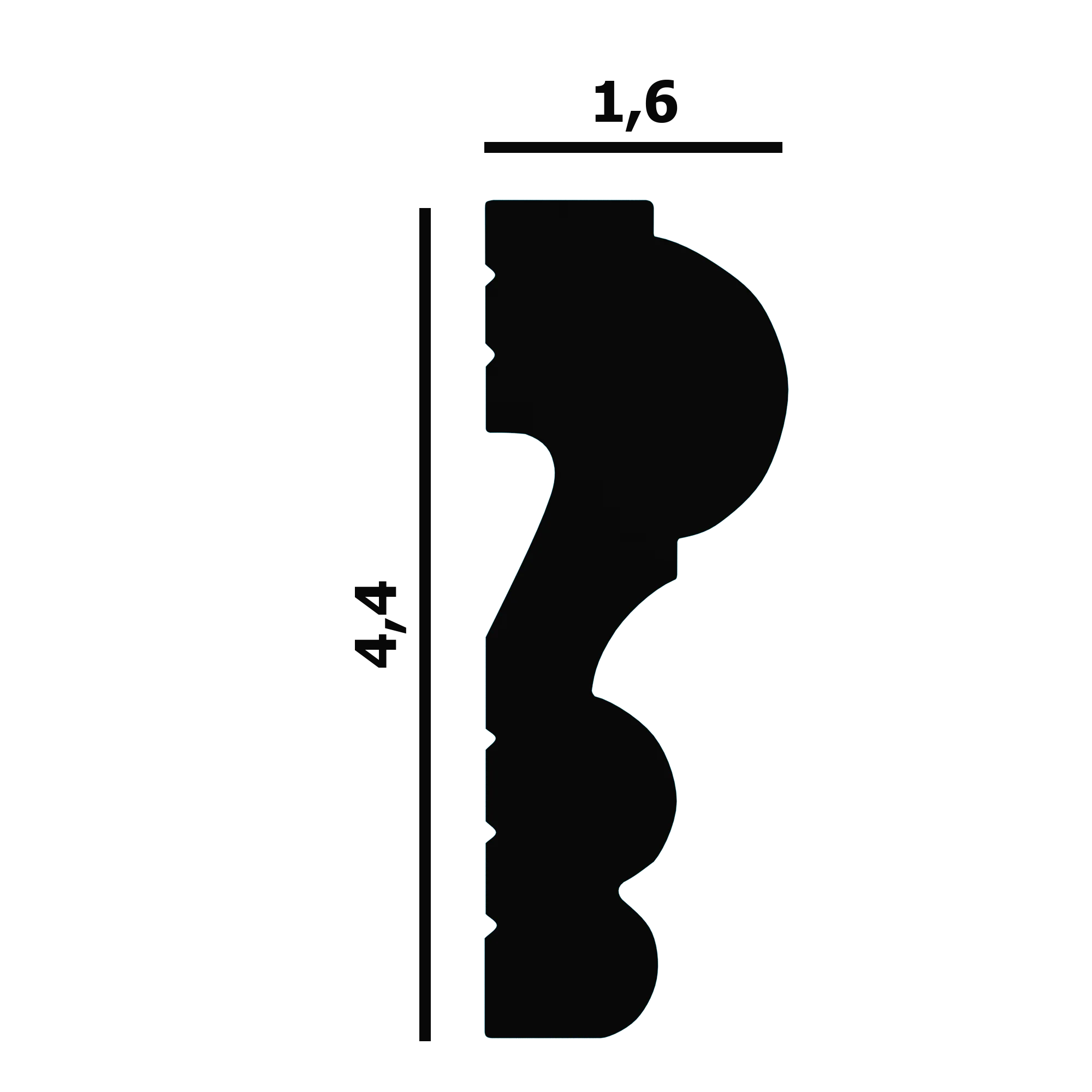 Молдинг Perfect Plus P59 лепнина