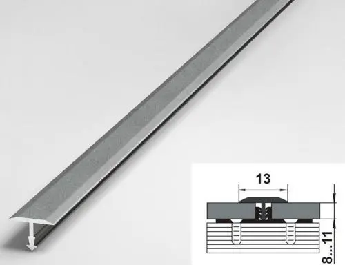 Порог одноуровневый стыкоперекрывающий Лука ПС-09 059 Бетон скай
