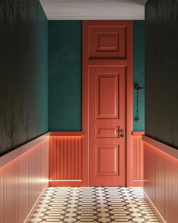 3D стеновая панель Decor Dizayn DD914 3 м в интерьере