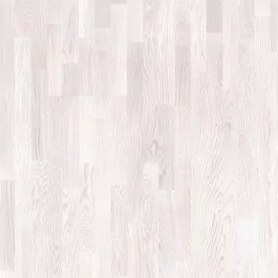 Паркетная доска Polarwood Ясень Ливинг, белый матовый лак