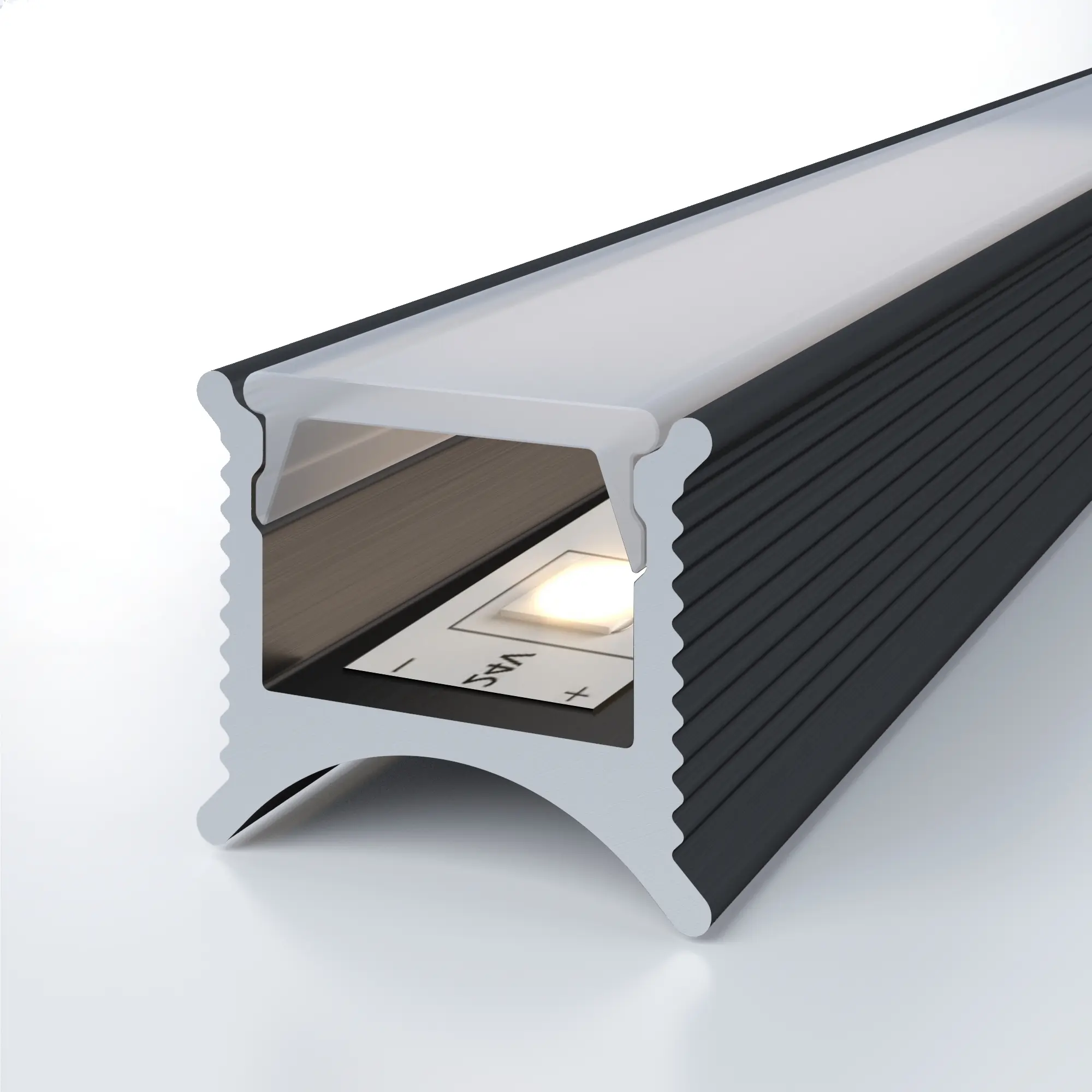 Разделительный профиль Decaro D007 черный цена