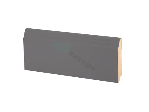 Плинтус МДФ Deartio тёмно-серый К-26 80мм цена