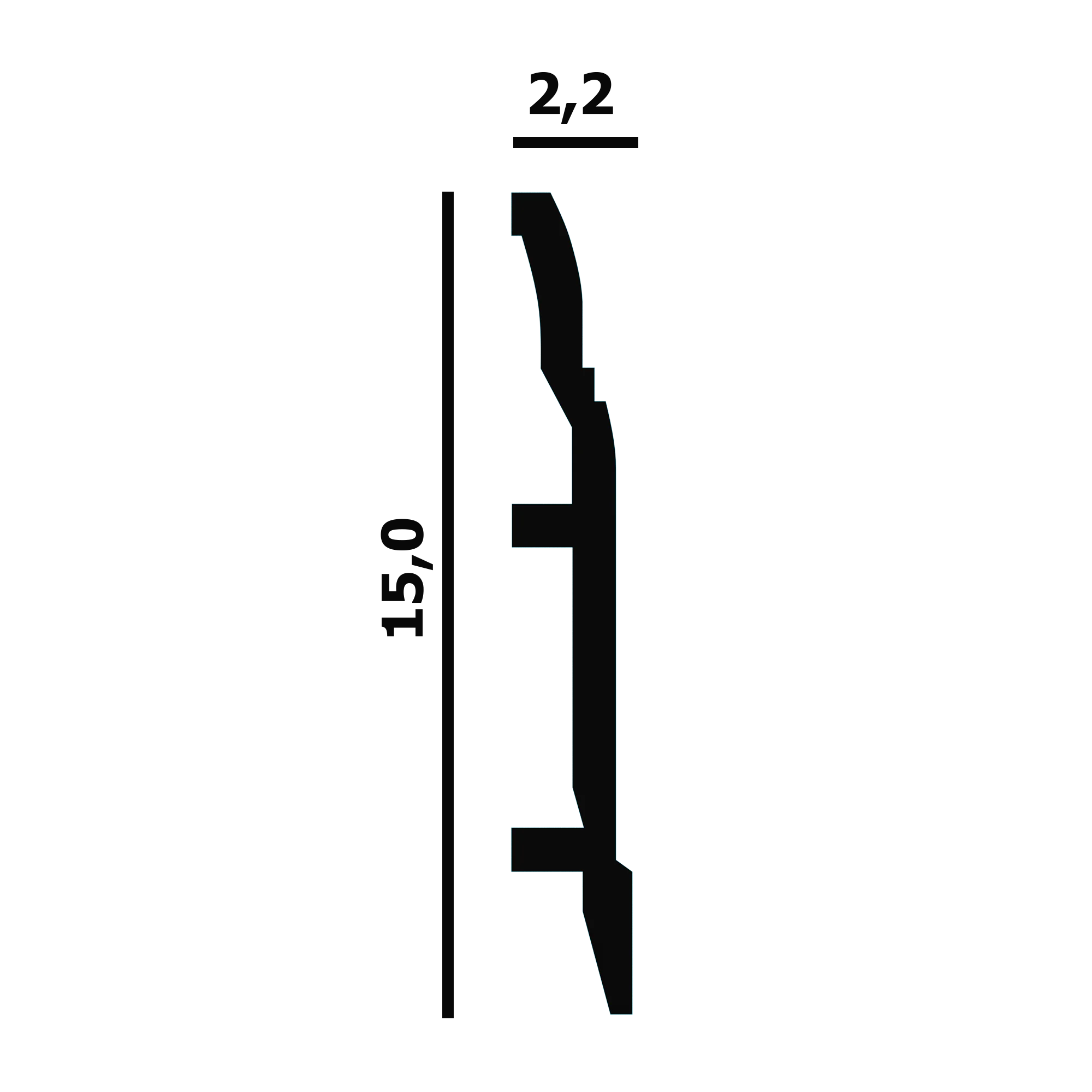 Плинтус из дюрополимера в интерьере