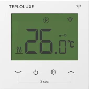 Терморегулятор электронный Теплолюкс Pontus wi-fi белый EvoHeat электрический в матах