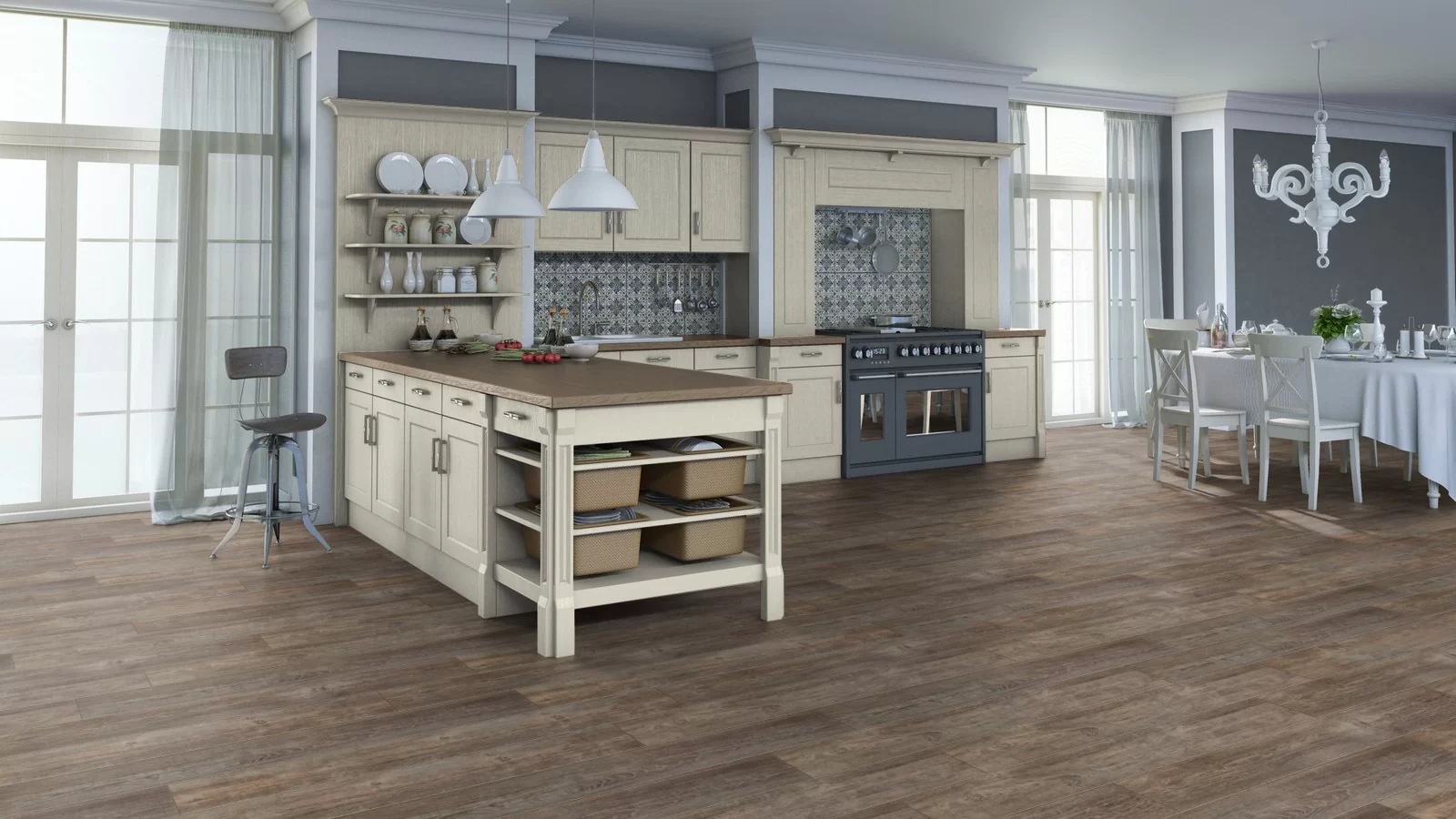 Ламинат Tarkett коллекции Cinema Тэйлор в квартире