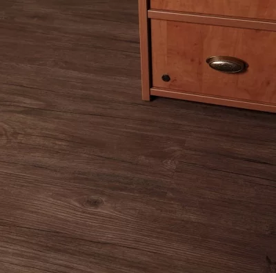 Кварцвиниловая плитка ПВХ для пола Decoria Mild Tile DW 1904 Дуб жанто в квартире