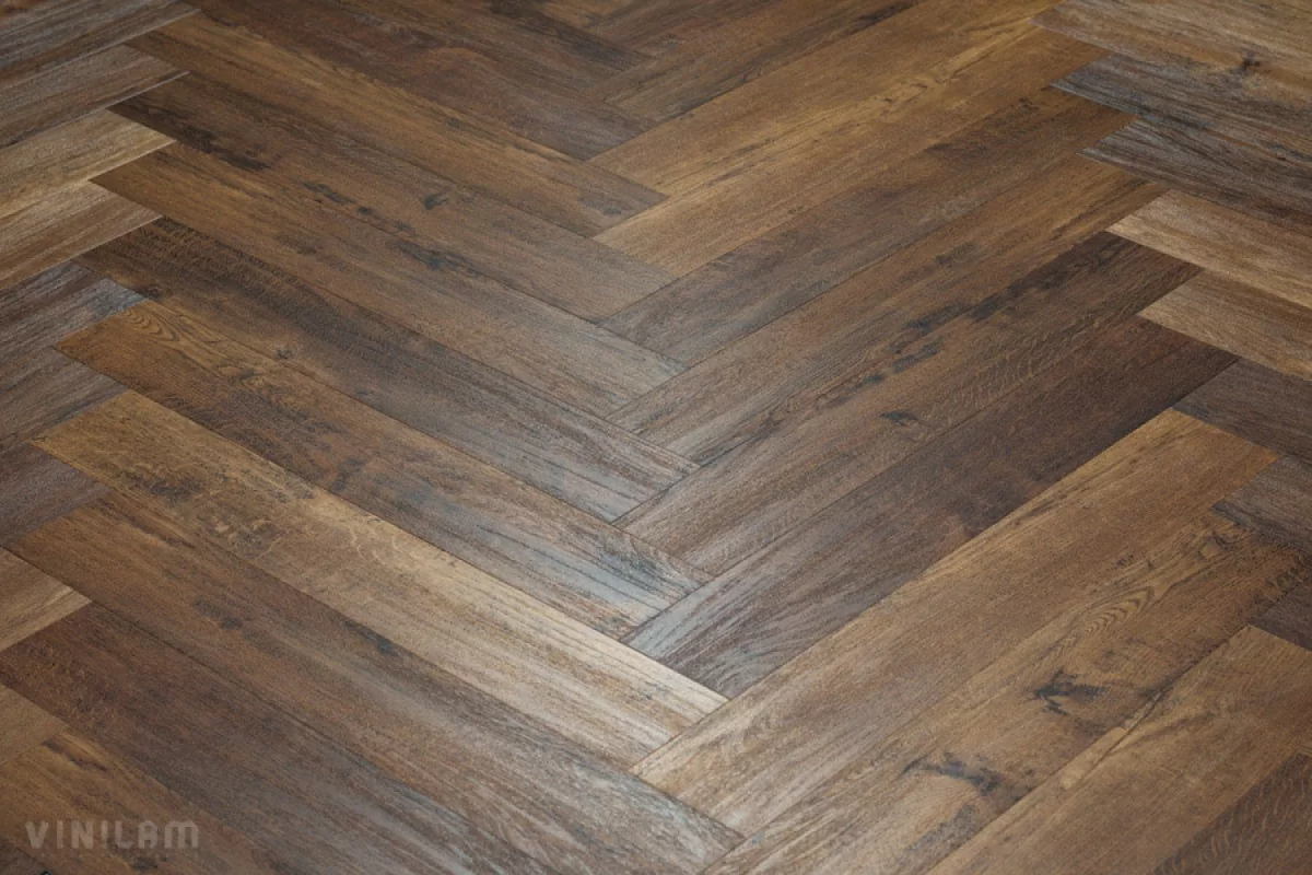 VINILAM IS11155 Парижский Паркет для ванной комнаты