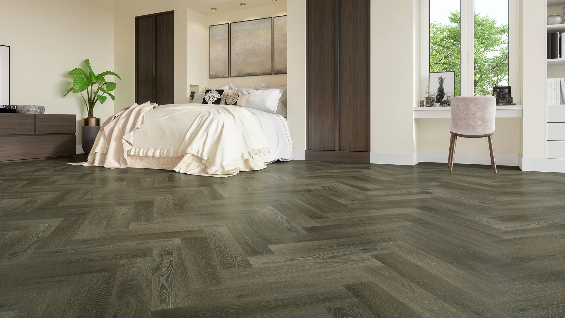 Кварцевый ламинат Fargo Паркет Parquet Дуб Женева 33-379-4 купить