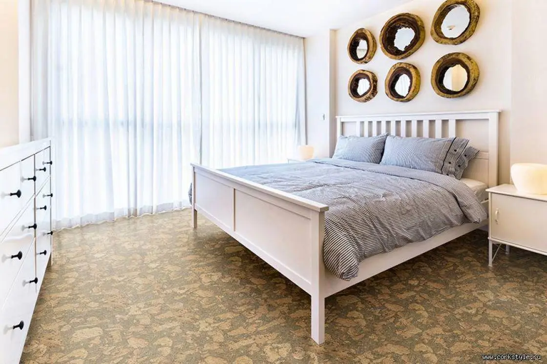 Пробковый пол на замках Corkstyle Elba плюсы