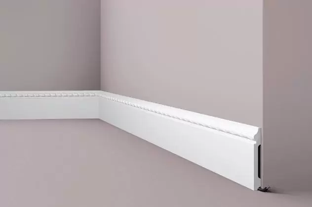 Монтаж плинтуса из дюрополимера своими руками