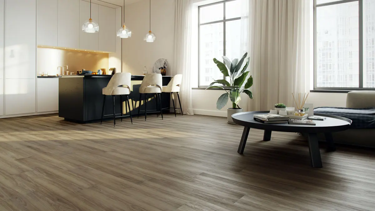 Кварц виниловый ламинат Decoria 3221 Дуб Орша Москва