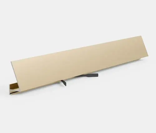 Плинтус щелевой Pro Design Corner 570 S Шампань анодированный купить