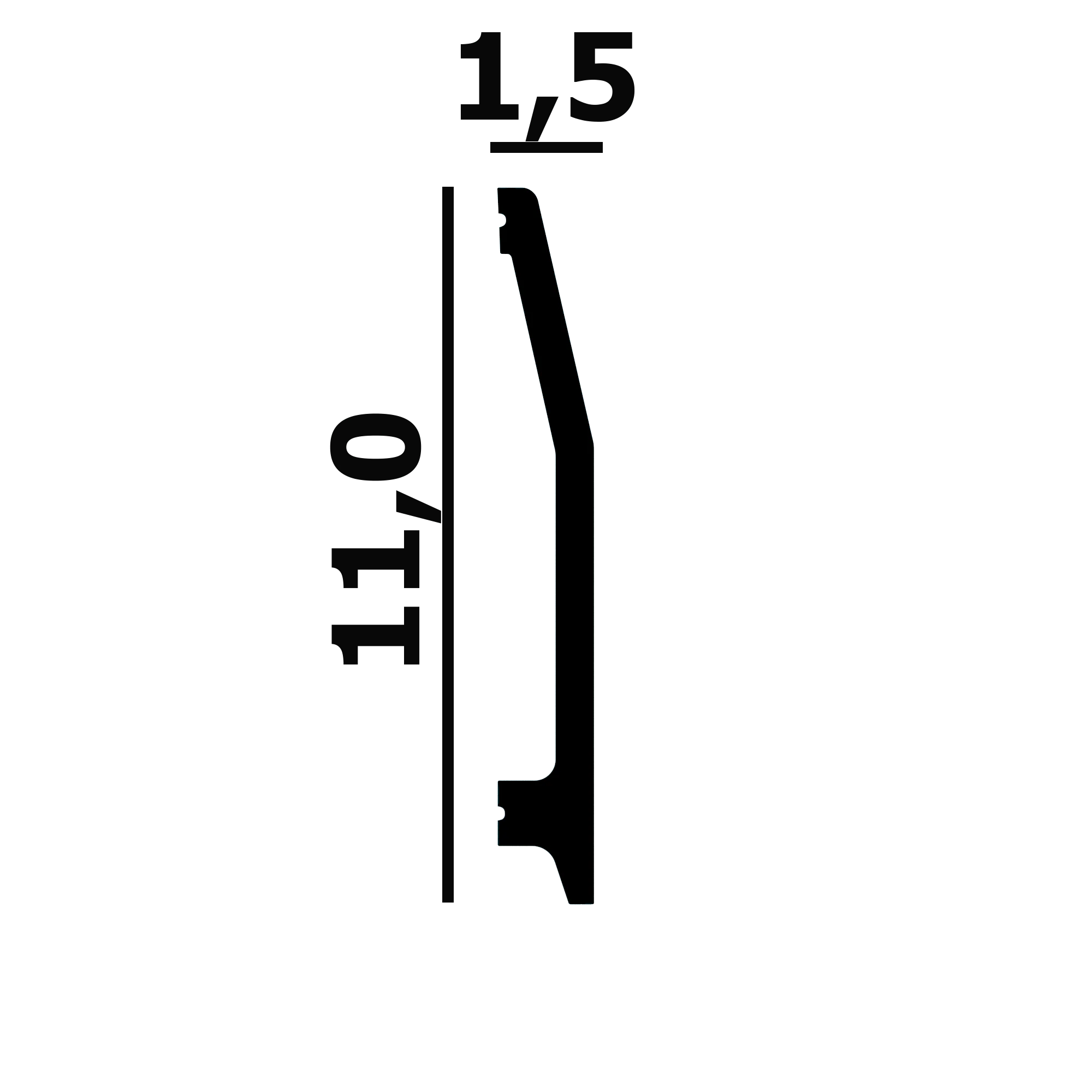Плинтус из дюрополимера в интерьере