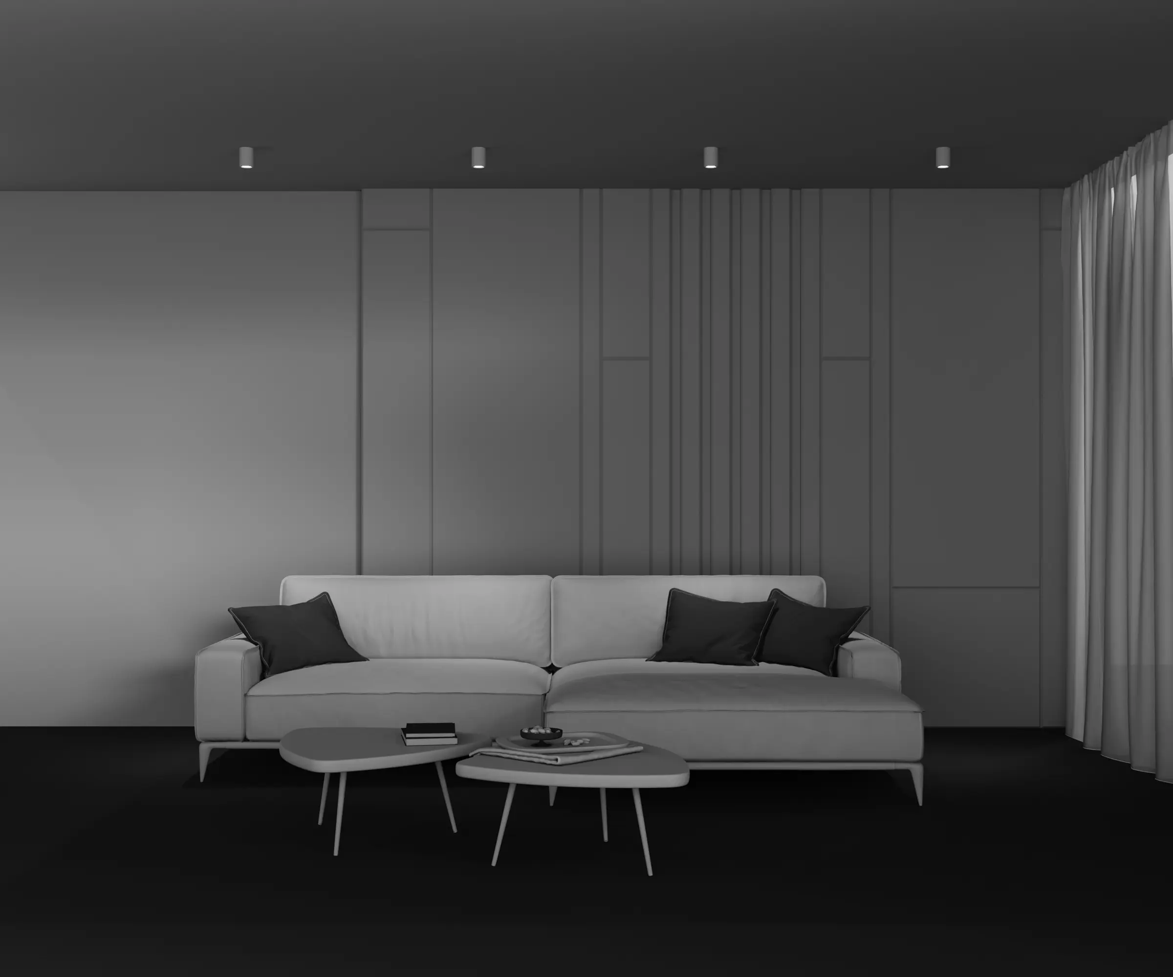 Потолочный светильник Technical C001CL-GU10-W