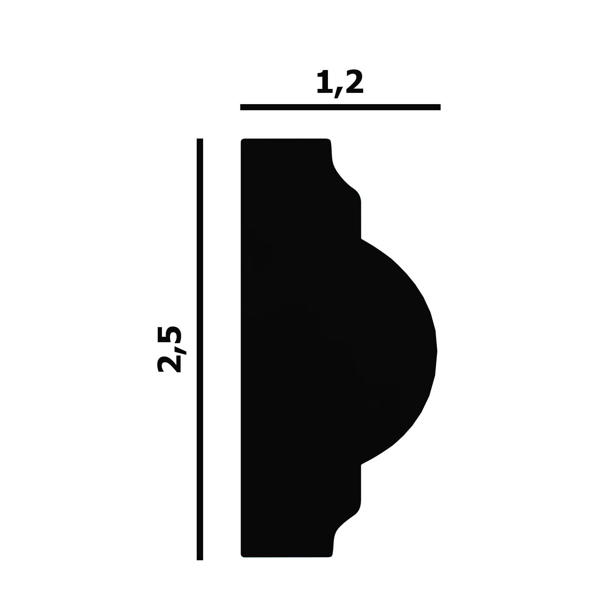 Уголок Perfect Plus P35-1 лепнина