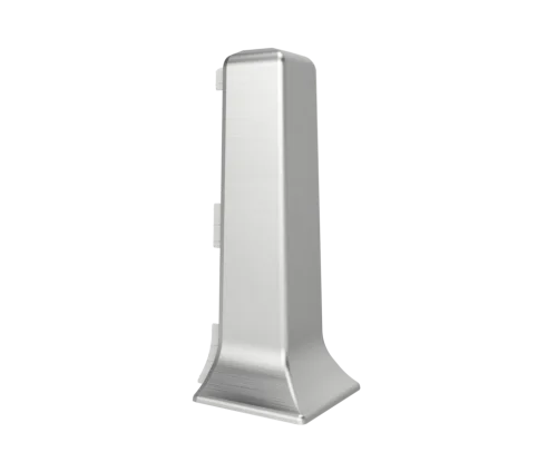 Угол наружный к плинтусу Vilo LINELA серебро упаковка из 2 шт к плинтусу Идеал