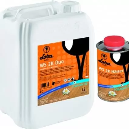 Двухкомпонентный лак для пробковых покрытий Loba WS 2K DUO полуматовый 5 кг бесцветный цена