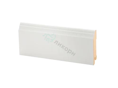 Плинтус напольный белый МДФ