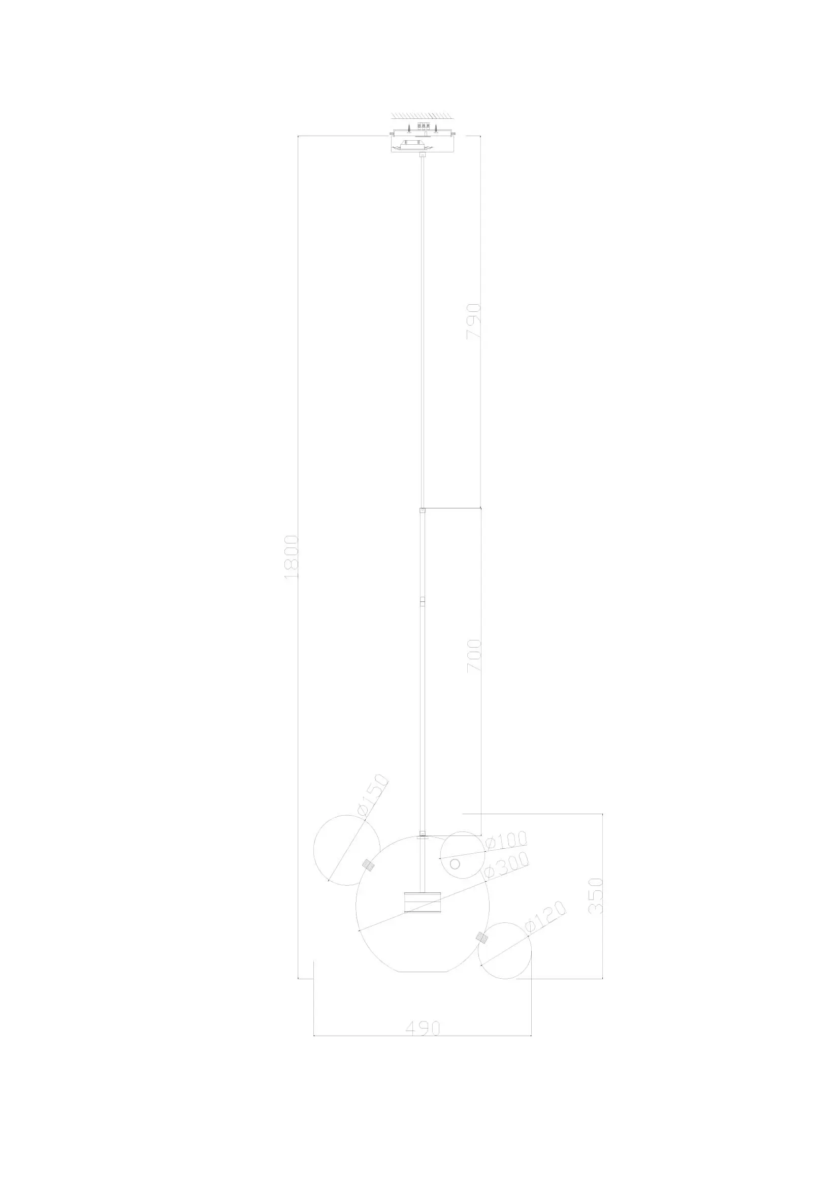Подвесной светильник Freya FR5128PL-L10BS1