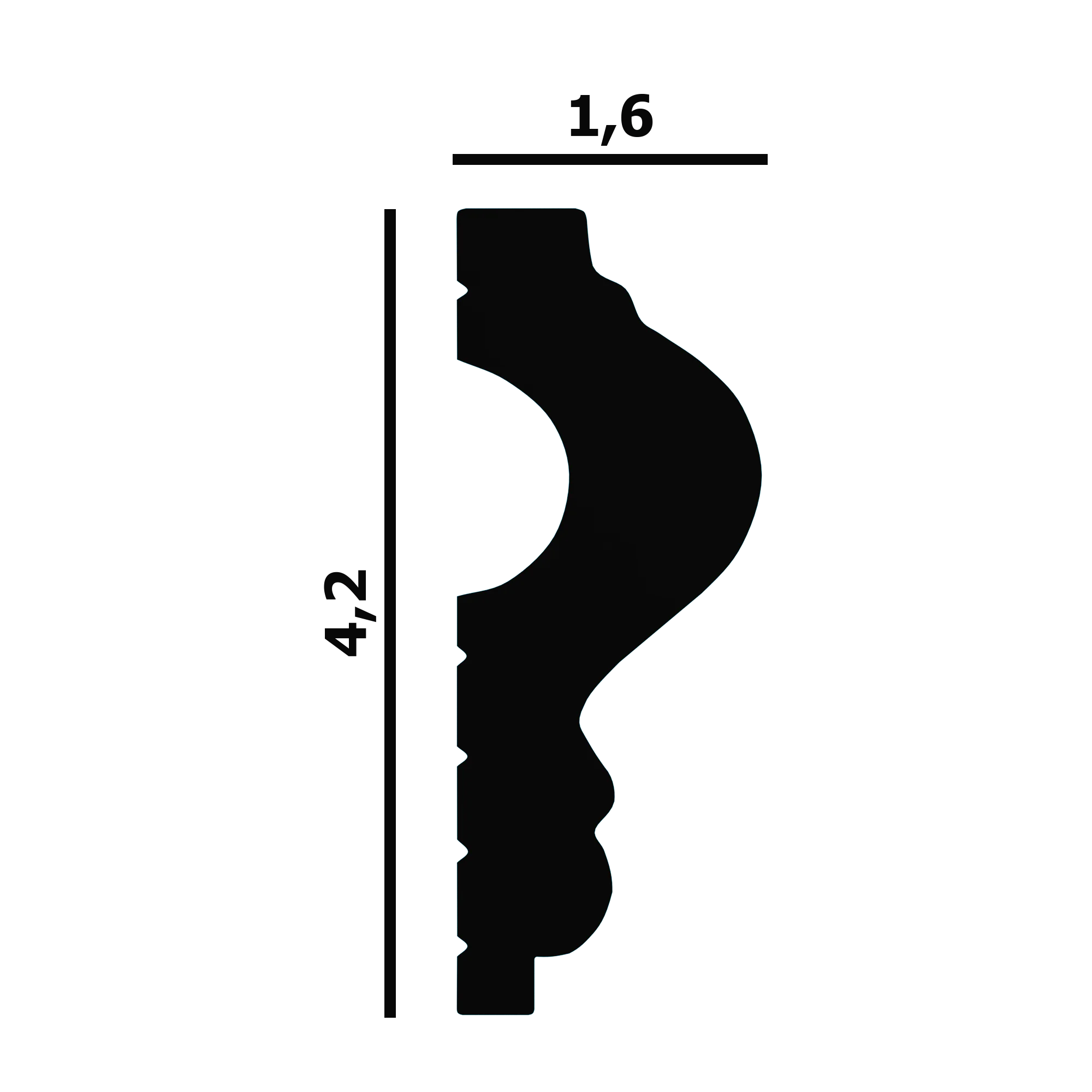 Уголок Perfect Plus P54-1 лепнина