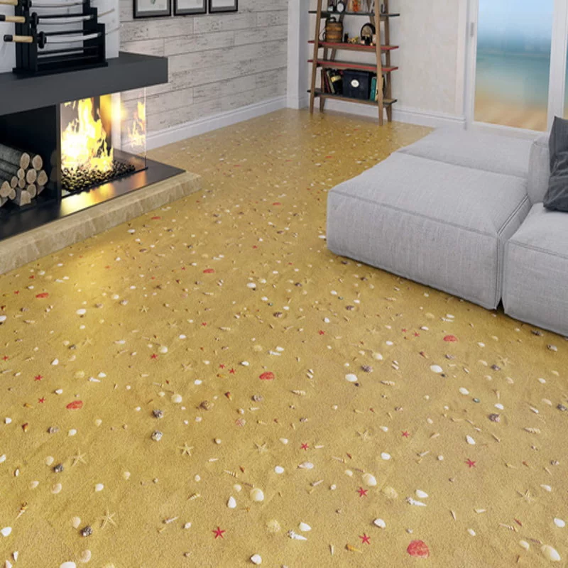 Пробковый пол с дизайном под дерево