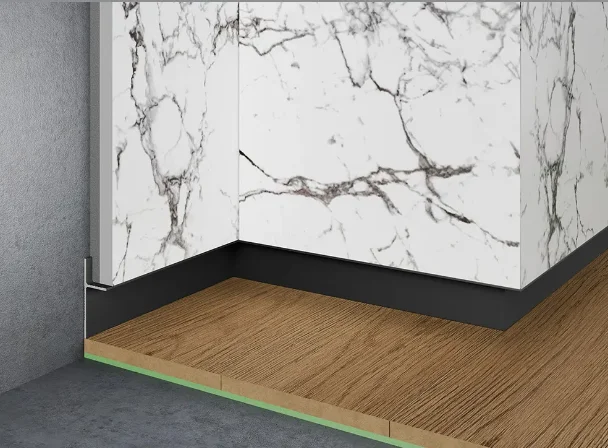 Теневой плинтус скрытого монтажа Pro Design Panel 7208 B Черный Муар купить