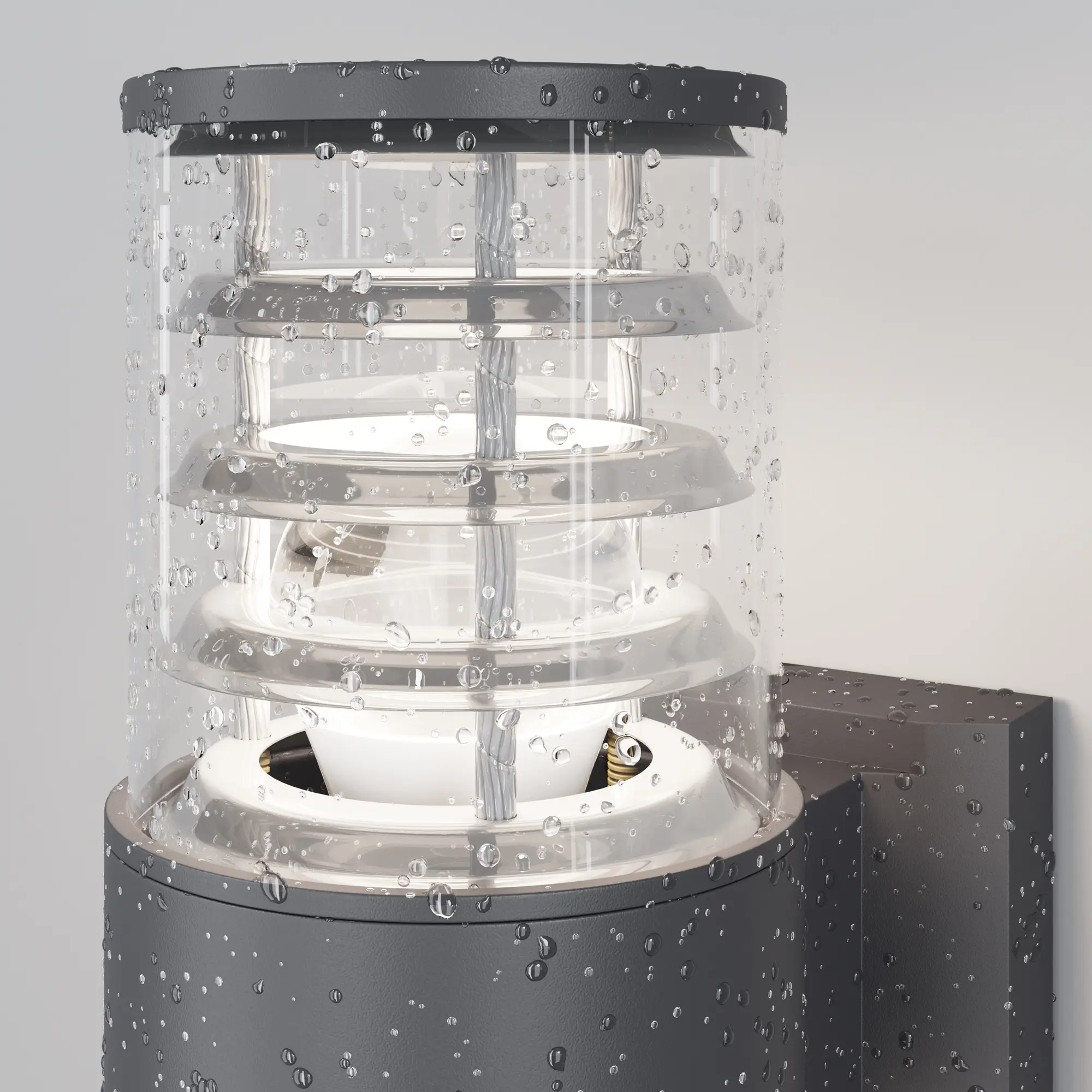 Настенный светильник (бра) Outdoor O576WL-01GR