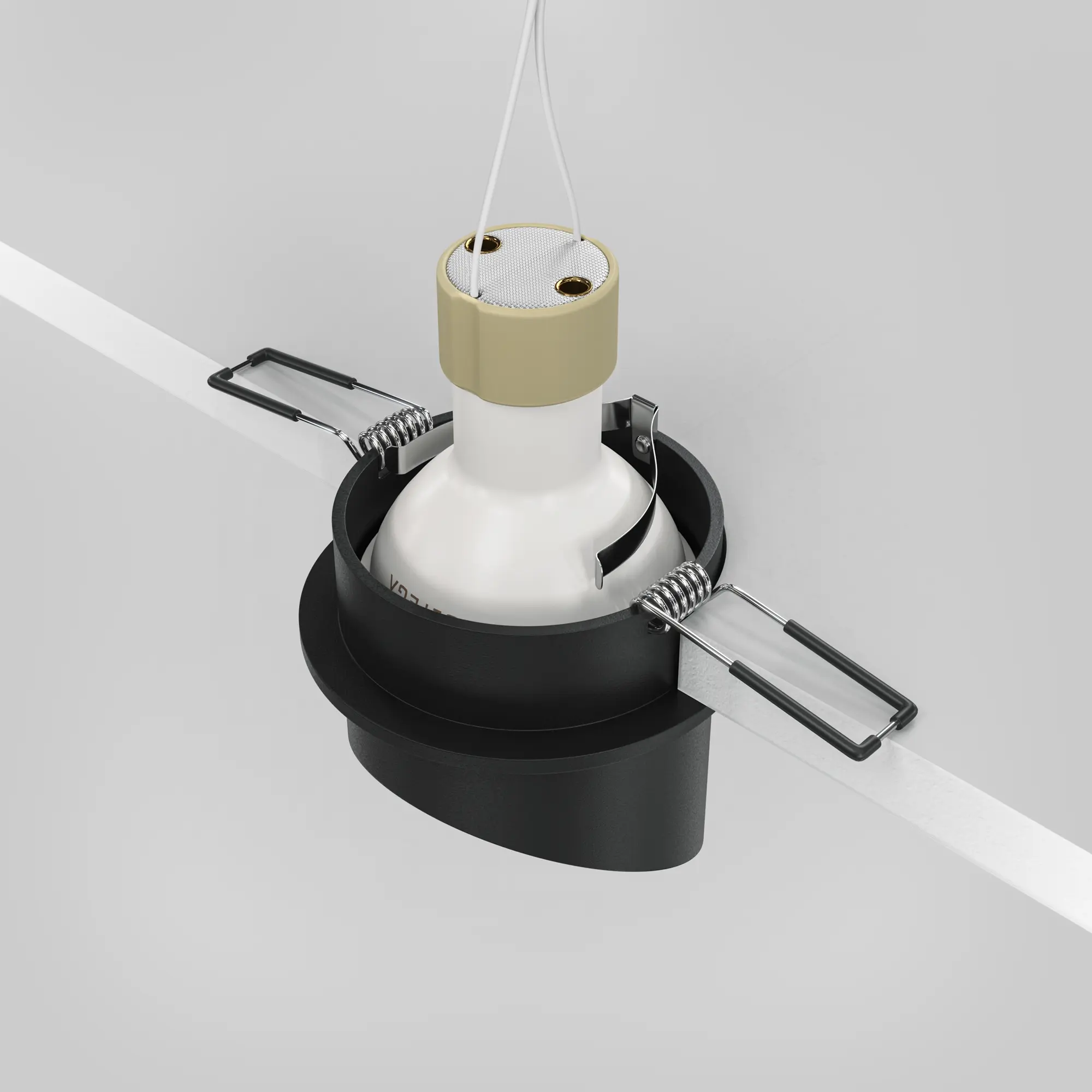 Встраиваемый светильник Technical DL044-01-GU10-B