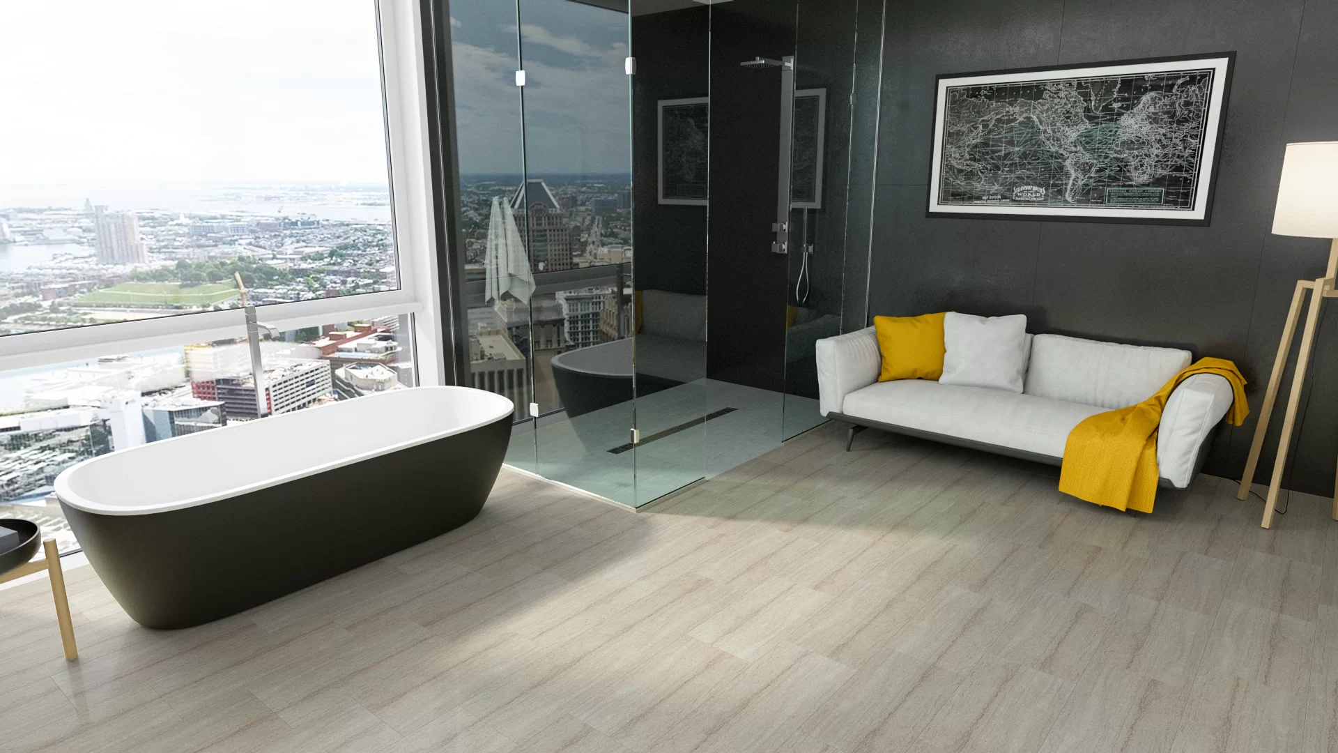 Кварцевый ламинат Fargo Камень Stone JC 11006-2 Сланец Капучино купить