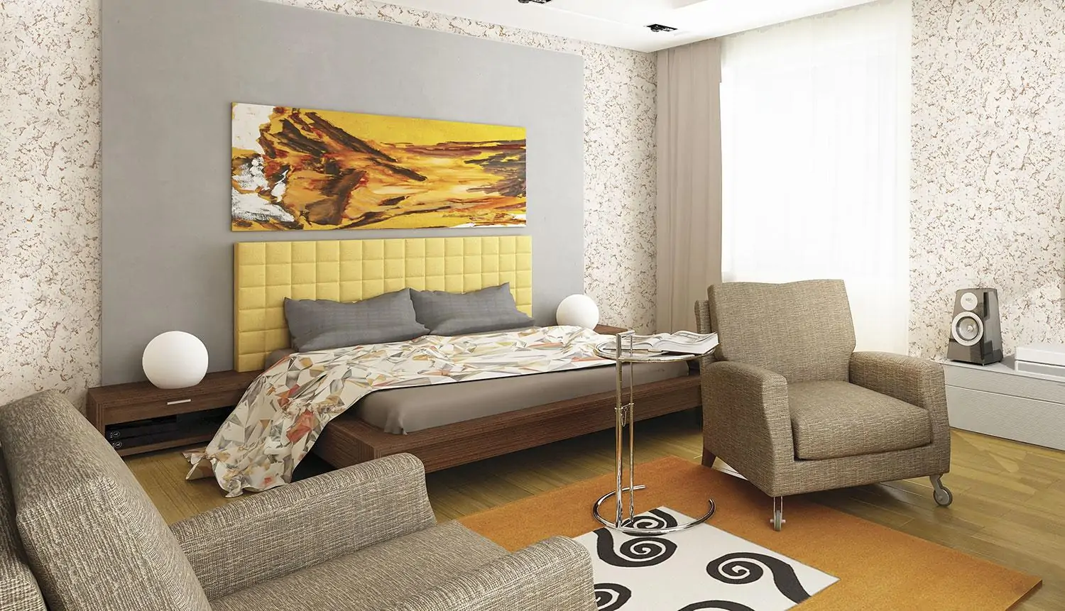 Пробковые настенные покрытия в рулонах