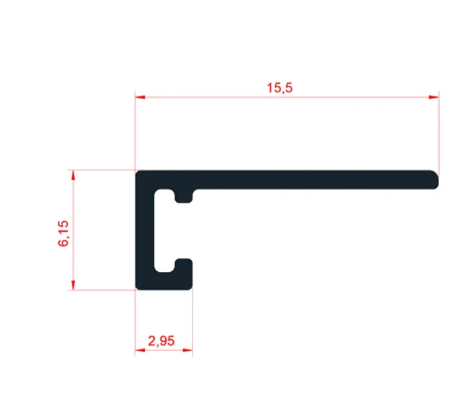 Микроплинтус щелевой плинтус Pro Design Mini 7067 S шампань