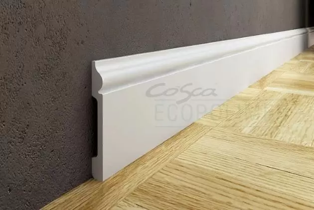 Плинтус Cosca - установка своими руками