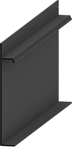 Скрытый плинтус Pro Design UNIVERSAL 235 BA Черный анодированный цена