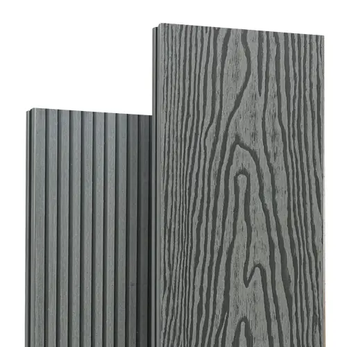 Террасная доска Latitudo PRO 2 145х22 мм усиленная Серый для обустройства участка